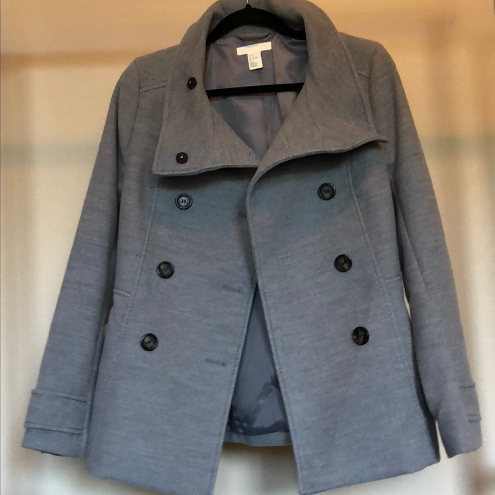 Grey Pea Coat